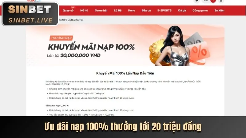 Người chơi nhận thưởng khuyến mãi soxo66